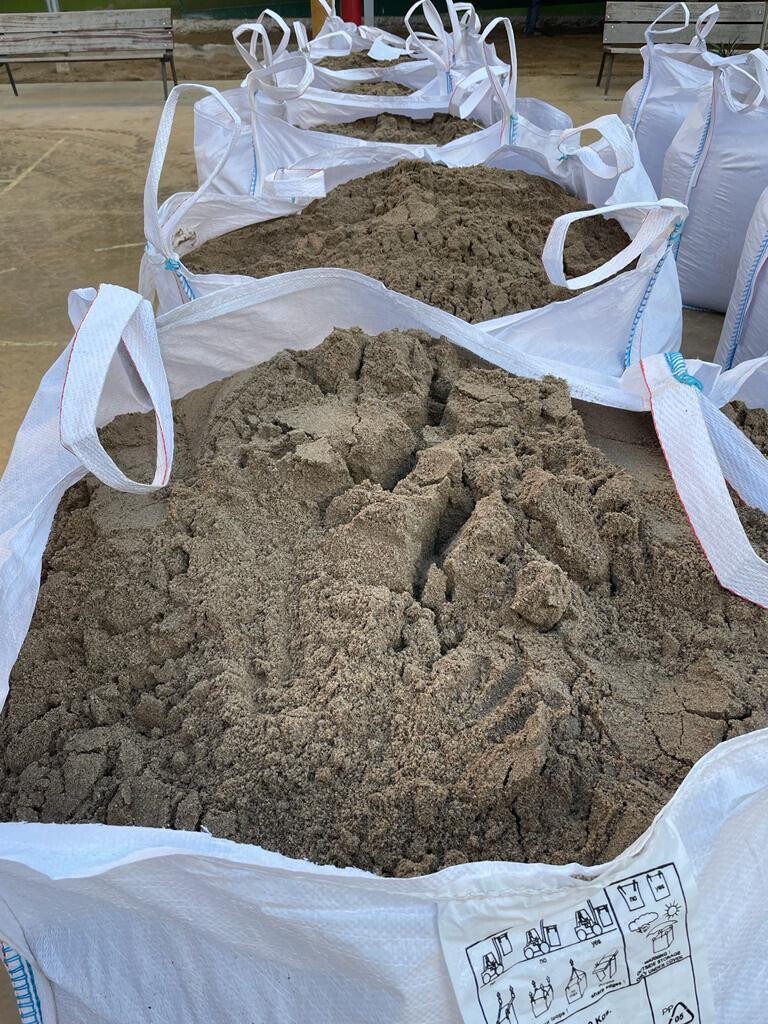 Arena fina lavada de 0,2 mm a Granel